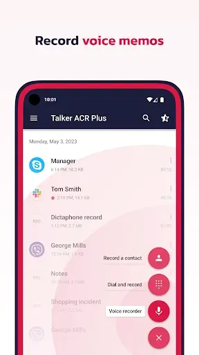 Скриншот 4 — Call Recorder: Talker ACR Plus