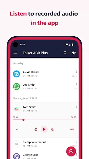 Скриншот 5 — Call Recorder: Talker ACR Plus