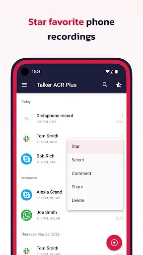 Скриншот 6 — Call Recorder: Talker ACR Plus