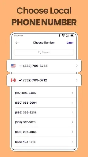 Скриншот 5 — TextNum: Call + Text for Now!
