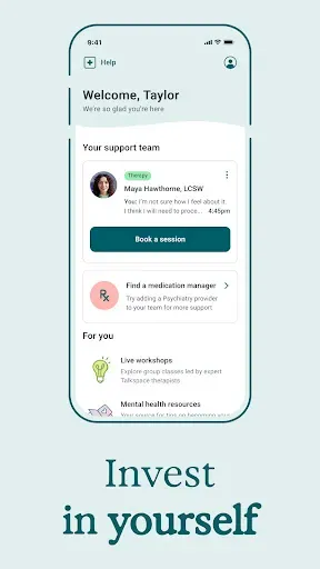 Скриншот 6 — Talkspace Therapy & Counseling