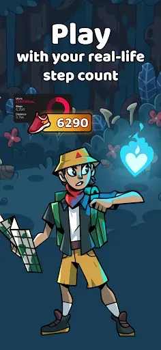 Скриншот 1 — Monster Walk: Step Adventure