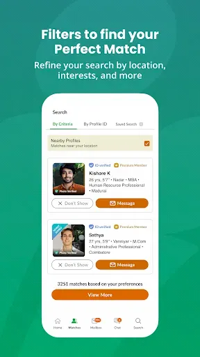Скриншот 6 — Tamil Matrimony®-Matrimony App