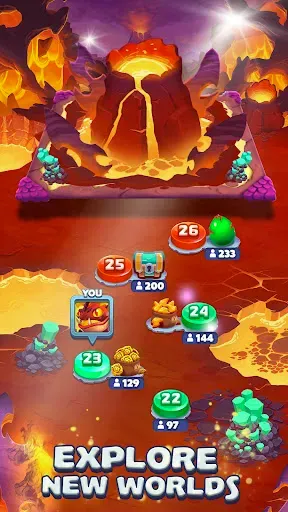 Скриншот 4 — Monster Tales: Match 3 Puzzle