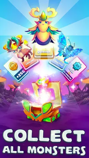 Скриншот 6 — Monster Tales: Match 3 Puzzle