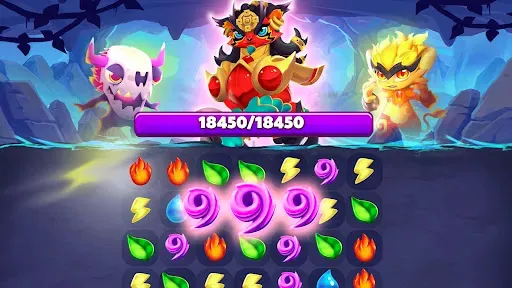 Скриншот 7 — Monster Tales: Match 3 Puzzle
