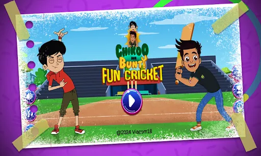 Скриншот 1 — Chikoo Aur Bunty Fun Cricket