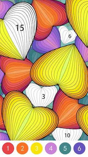 Скриншот 5 — Tangle Color by Number Book