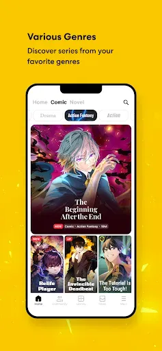 Скриншот 2 — Tapas – Comics and Novels
