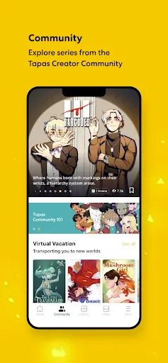 Скриншот 5 — Tapas – Comics and Novels