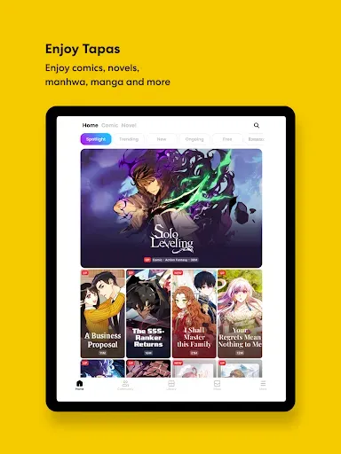 Скриншот 6 — Tapas – Comics and Novels