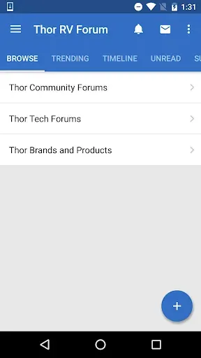 Скриншот 1 — Thor RV Forum