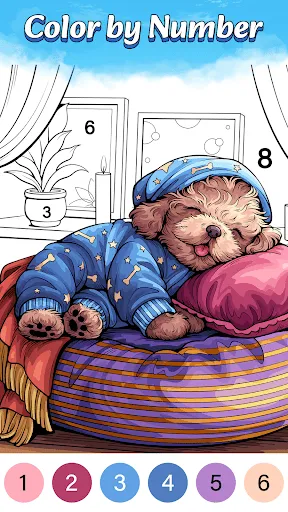 Скриншот 1 — Color Oasis - Color by Number