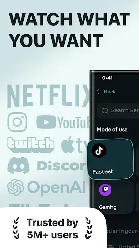 Скриншот 1 — Guru VPN: Secure VPN Access