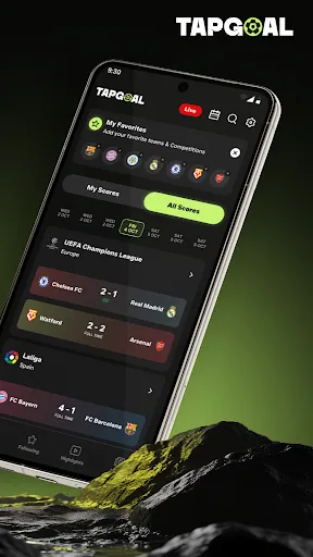 Скриншот 2 — Football Live Scores & Alerts