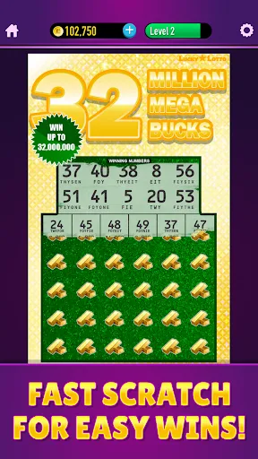 Скриншот 7 — Lucky Lotto - Mega Scratch Off