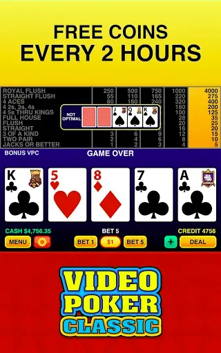 Скриншот 4 — Video Poker Classic ®
