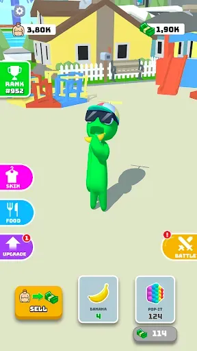 Скриншот 1 — Eating Hero: симулятор еды