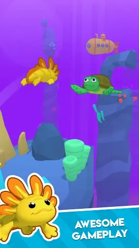 Скриншот 2 — Axolotl Rush