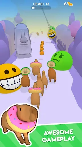Скриншот 2 — Capybara Rush