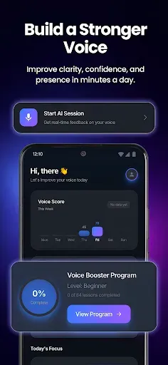 Скриншот 2 — Voxie: AI Voice Coach