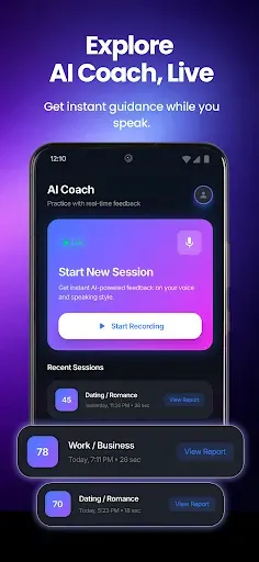 Скриншот 3 — Voxie: AI Voice Coach