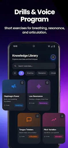 Скриншот 6 — Voxie: AI Voice Coach