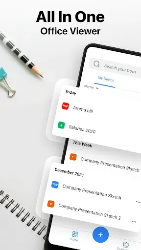 Скриншот 1 — Tap Office - Word, Excel, PDF