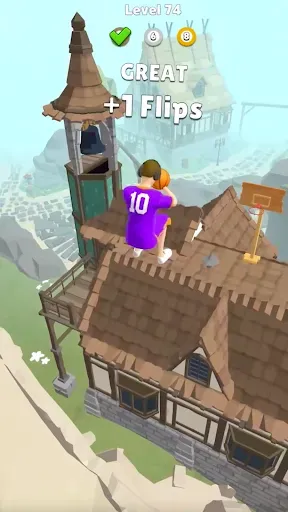 Скриншот 4 — Hoop World: Flip Dunk Game 3D