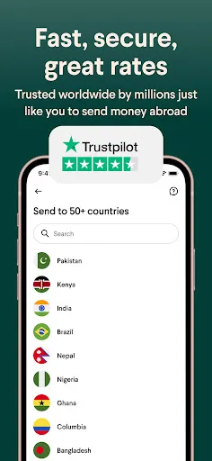 Скриншот 1 — Taptap Send: Money Transfer