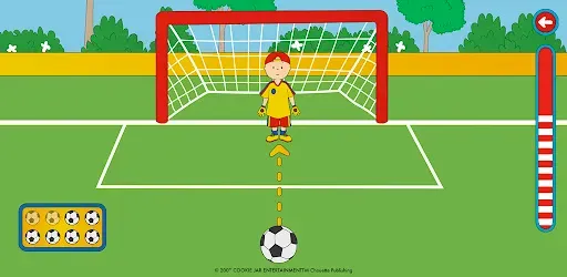 Скриншот 1 — Caillou Plays Professions.