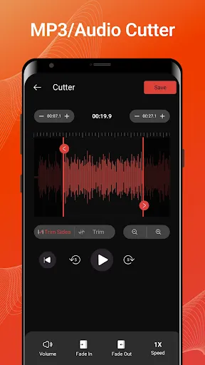 Скриншот 2 — Video to MP3 - Audio Converter
