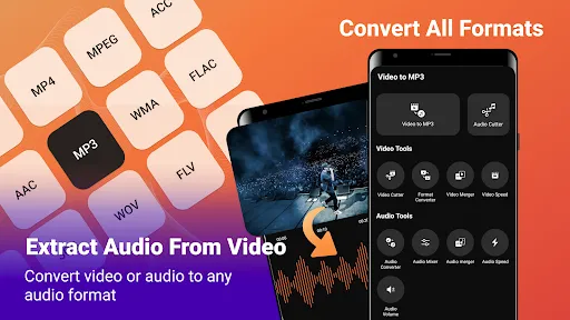 Скриншот 3 — Video to MP3 - Audio Converter