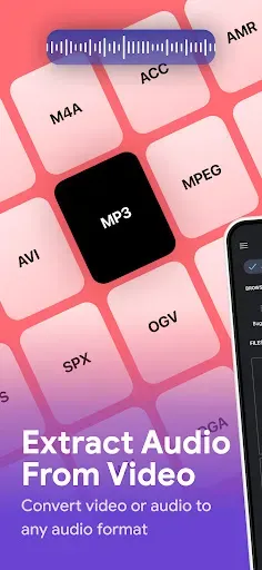 Скриншот 1 — Audio Converter - MP4 to MP3
