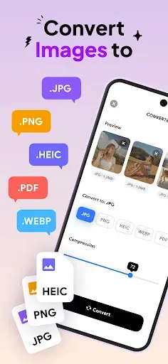 Скриншот 1 — Image Converter - HEIC to JPG