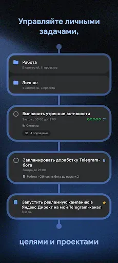 Скриншот 1 — ХК2: органайзер целей и задач