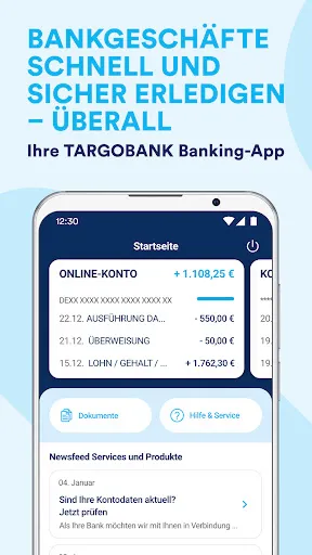 Скриншот 1 — TARGOBANK Mobile Banking