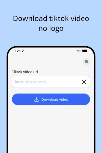 Скриншот 1 — Tik downloader - TT no logo