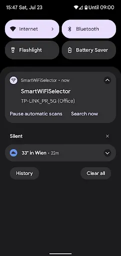 Скриншот 4 — SmartWiFiSelector: strong WiFi