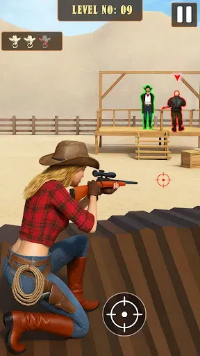 Скриншот 1 — Wild West: Sniper Gun Games
