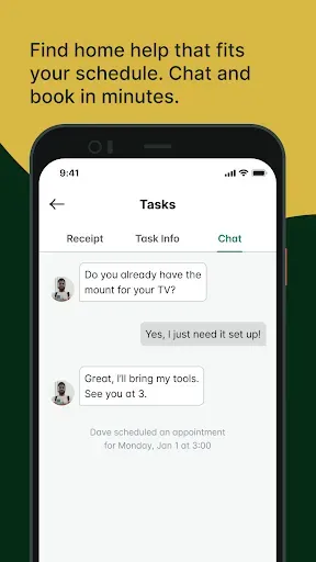 Скриншот 4 — Taskrabbit - Handyman, Errands
