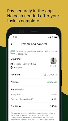Скриншот 5 — Taskrabbit - Handyman, Errands