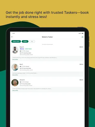 Скриншот 8 — Taskrabbit - Handyman, Errands
