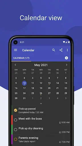 Скриншот 4 — Tasks: To Do List & Reminders
