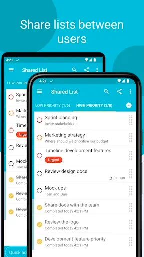 Скриншот 7 — Tasks: To Do List & Reminders