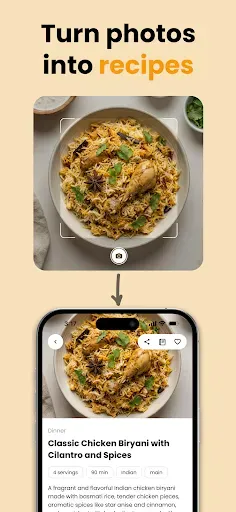 Скриншот 5 — TasteBot: AI Recipe Generator