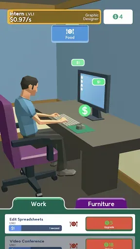 Скриншот 1 — Work From Home 3D