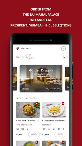 Скриншот 2 — Qmin: Food delivery and more