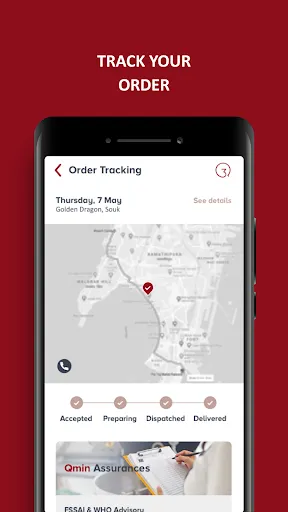 Скриншот 7 — Qmin: Food delivery and more