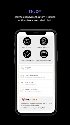 Скриншот 5 — Tata CLiQ Luxury Shopping App
